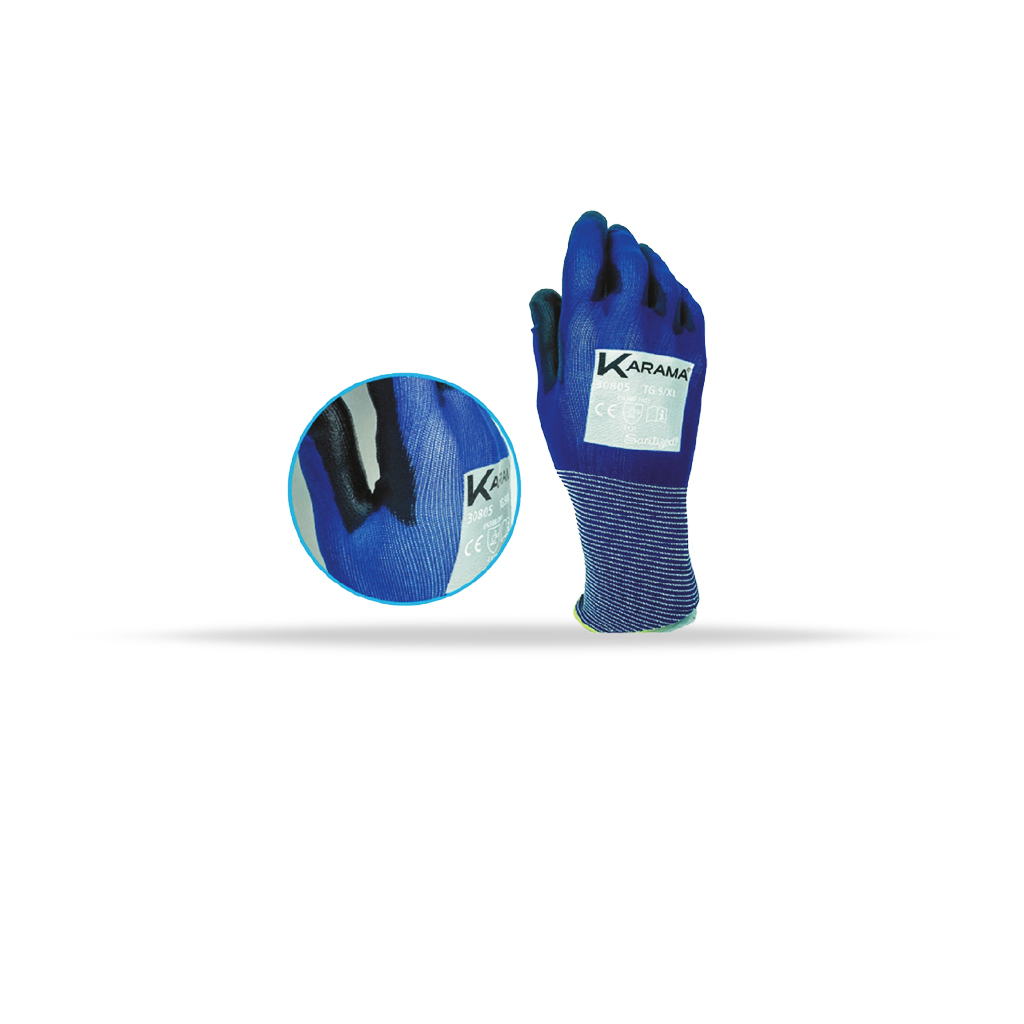 Guanto Karama 30805 in poliuretano e nylon leggero