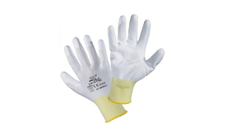 Guanto poliurtano bianco AB29