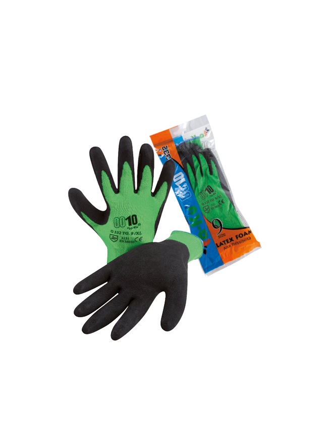 Guanto in poliestere lattice foam G332 AB69